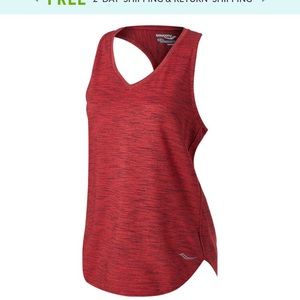 Saucony gait tank top running singlet run small